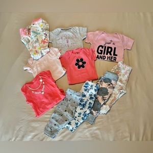 Baby Girl 3-6M Clothes Bundle